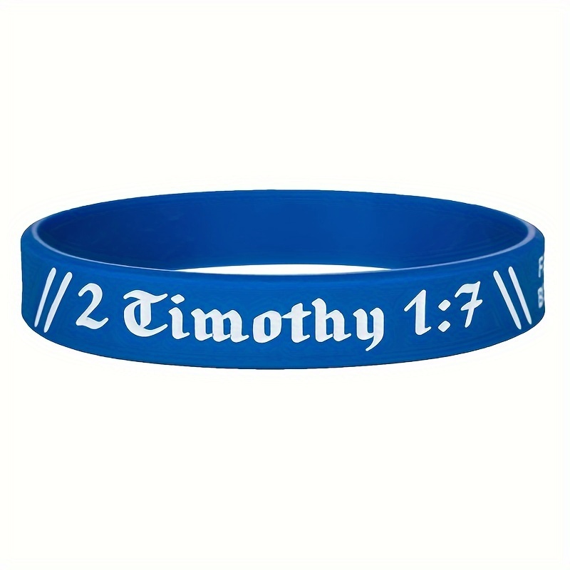 3pcs English Letter Sports Silicone Bracelets